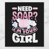 せっけん製造おもしろい機 ワインラベル (シングルラベル)