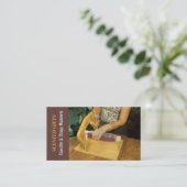 せっけん製造、ろうそく&せっけんメーカー 名刺 (スタンド正面)