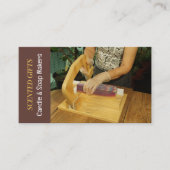 せっけん製造、ろうそく&せっけんメーカー 名刺 (正面)