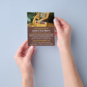 せっけん製造、キャンドル&せっけん広告メーカー チラシ (手)