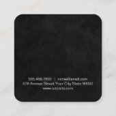 せんモダン断素朴毛美しい |スタイリスト 予約カード (裏面)