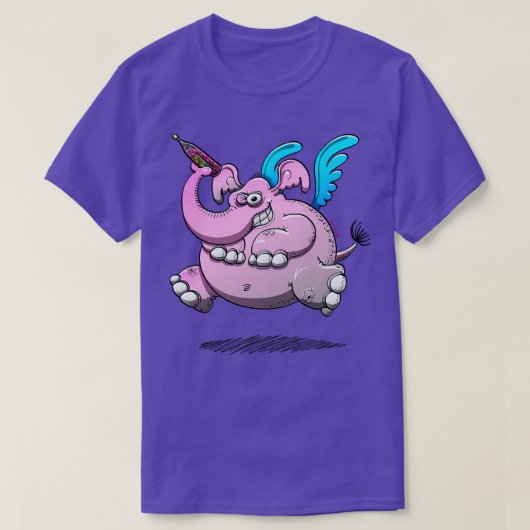 せん妄の大象 Tシャツ (デザイン正面)