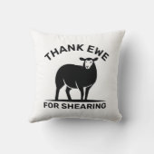 せん感謝してい断用Ewe クッション (裏面)