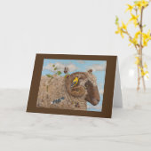 せん断のタイムカードを気にする カード (黄色い花)