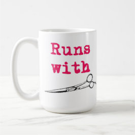 せん断の美容師のマグとの操業 コーヒーマグカップ