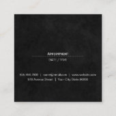 せん断テクスモダン素朴チャ 予約カード (裏面)