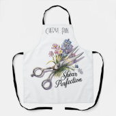 せん断完璧ヘアスタイリストパーソナライズされたエプロン エプロン (正面)