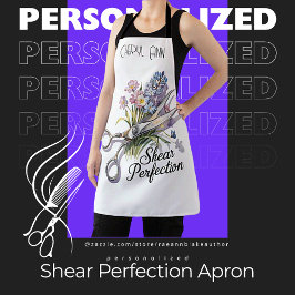 せん断完璧ヘアスタイリストパーソナライズされたエプロン エプロン