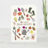 せん断素晴らしパパ カード (正面)