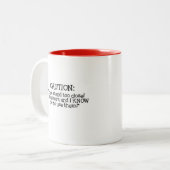 せん断DIVA -美容師DIVA 2トーンコーヒーマグ ツートーンマグカップ (正面左)