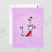 ぜいたくな ポストカード (正面/裏面)