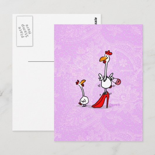 ぜいたくな ポストカード (正面/裏面)