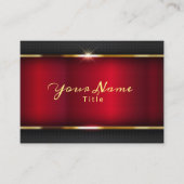 ぜいたくエレガントモダンな 名刺 (正面)