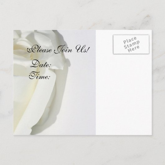 ぜひご一緒ください！招待状はがき インビテーションポストカード (裏面)