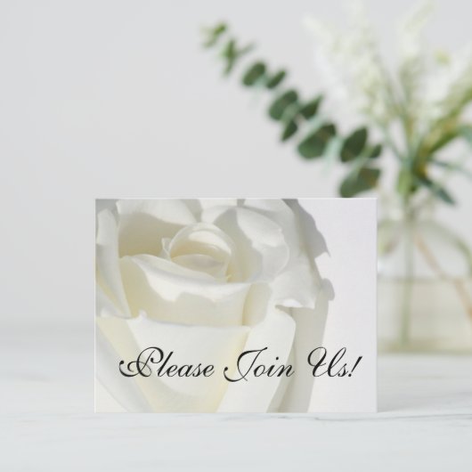 ぜひご一緒ください！招待状はがき インビテーションポストカード (スタンド正面)