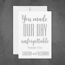 「ぜひそこにいたい」 ミニマルな結婚式の招待状