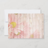 ぜひ私たちと一緒にレセプションに参加してください 招待状 (裏面)