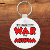 ぜんそく戦争を宣言している キーホルダー (正面)