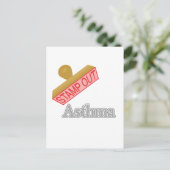 ぜんそく ポストカード (スタンド正面)