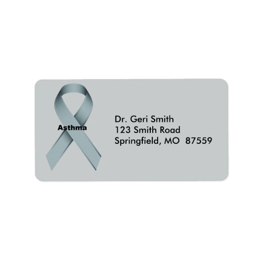 ぜんそく ラベル (正面)