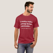そういうわけで私はドラムを遊びます!! Tシャツ (正面フル)