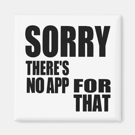 そういうアプリはない マグネット (正面)