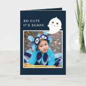 そうかわいいそれは恐いハッピーハローウィンです カード (正面)