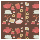 そうかわいく、点心 ファブリック (クローズアップ)