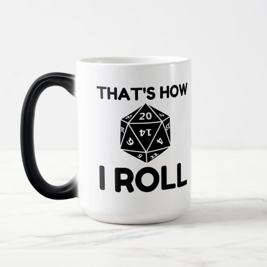 そうして私は転が20面のサイコロ モーフィングマグカップ (左)