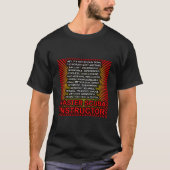 そうじゃなくて簡単が…マスタースキューバインストラクター Tシャツ (正面)
