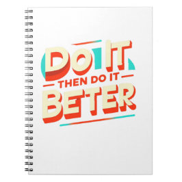 そうすればもっと良くやる ノートブック