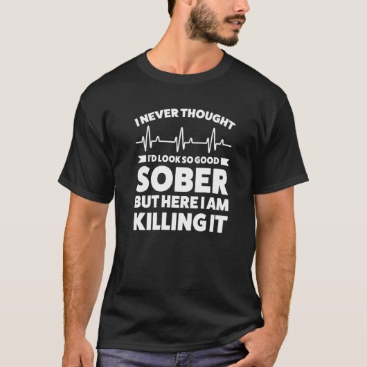 そうそう考えに寝てるのは見た目が悪い Tシャツ (正面)