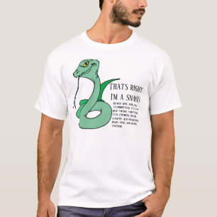 そうそう、僕はスネークTシャツだ Tシャツ