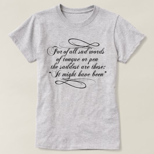 そうだったかもしれない Tシャツ (デザイン正面)