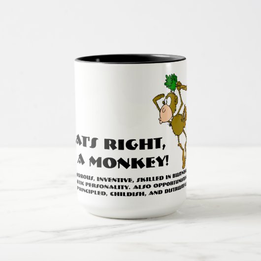 そうだよ俺は猿だ マグカップ (中央)