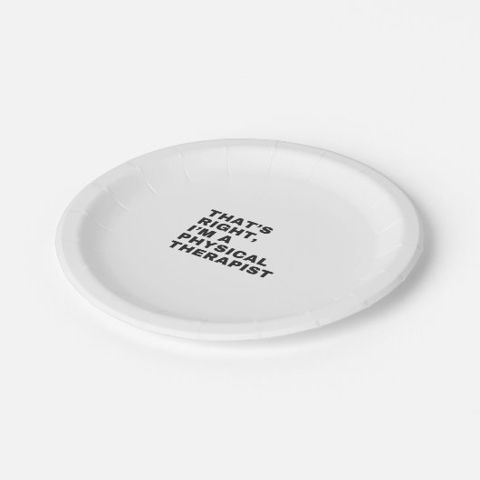 そうだよ私は身体のセラピスト ペーパープレート (アングル)