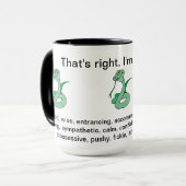 そうだ俺はヘビだ マグカップ (正面左)