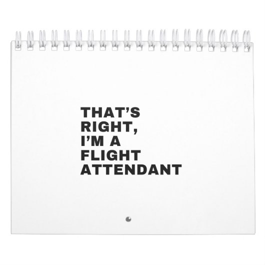 そうだ私はフライト付き添い人 カレンダー (カバー)