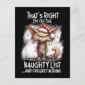 そうだ私はリストにいけな載っていて後悔している エンクロージャーカード (裏面)