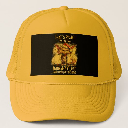 そうだ私はリストにいけな載っていて後悔している キャップ (正面)