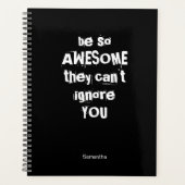 そうであ素晴らしる |パーソナライズされたやる気を起こさせるプランナー プランナー手帳 (正面)