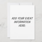 そうでしょう? 招待状 (裏面)