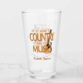 そうでなければ国は音楽ガラスのタンブラーではないです タンブラーグラス (裏面)