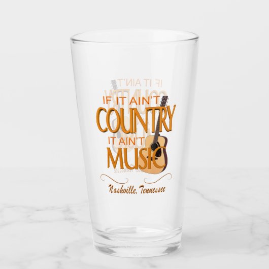 そうでなければ国は音楽ガラスのタンブラーではないです タンブラーグラス (正面)