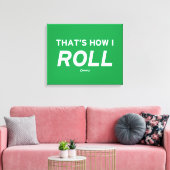 そうやって転がる キャンバスプリント (インサイチュ (リビング))