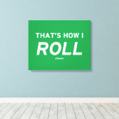 そうやって転がる キャンバスプリント (インサイチュ (ウッドフロア))