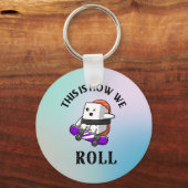 そうやって転がる! キーホルダー (正面)