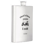 そうやって転がる |ゴルモノグラムのフ フラスク (右)