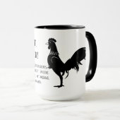 そうよ、私はオンドリよ マグカップ (正面右)