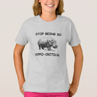 そうカバ重大でおもしろいなカバのTシャツがあることをストップ Tシャツ